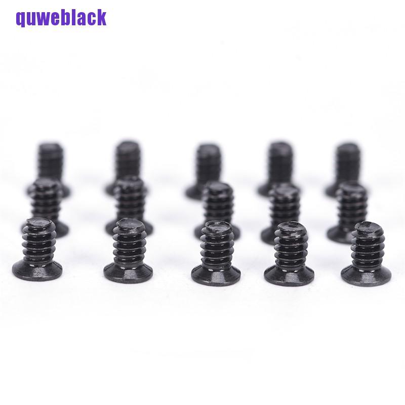 quweblack 100PCS 3.5” Hard Drive HDD Tray Computer Chassis Hard Disk Black Screw For PC LYG