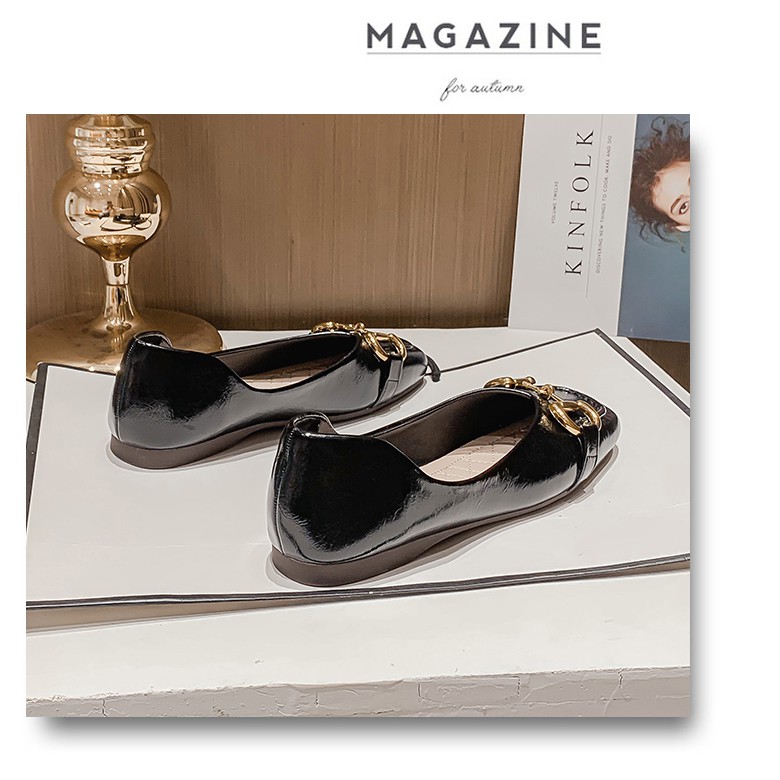 HÀNG CÓ SẴN (40-43) _ Giày lười khoá ngang đính BIG SIZE | BigBuy360 - bigbuy360.vn