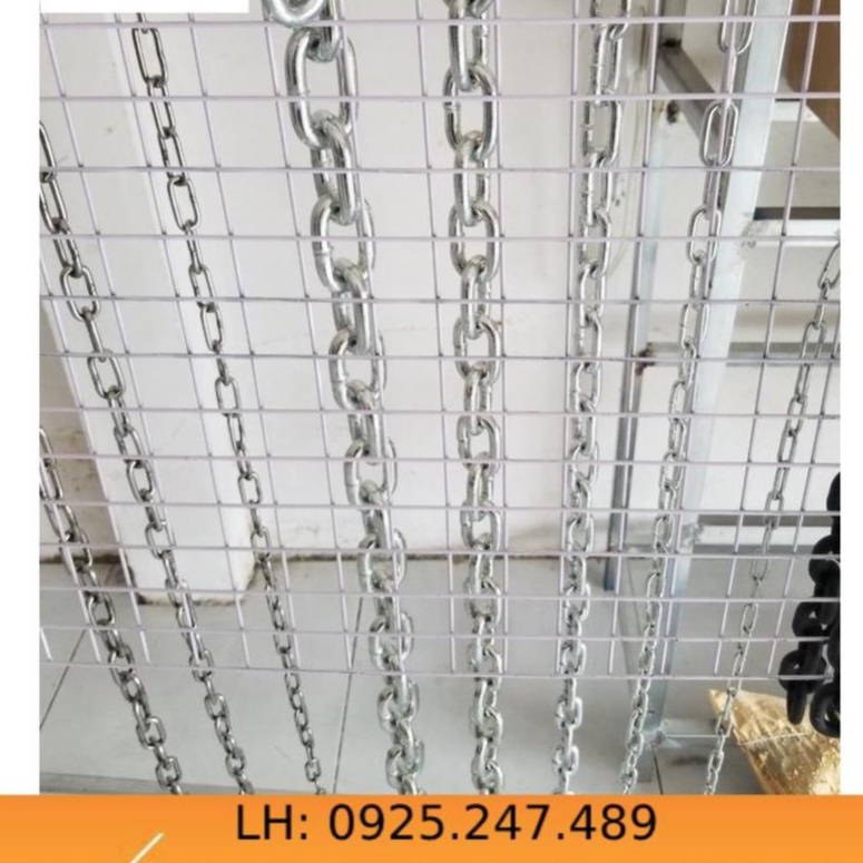Dây Xích Sắt Mạ Kẽm 3mm(li).Sử dụng cho gia đình,công trình và xí nghiệp.