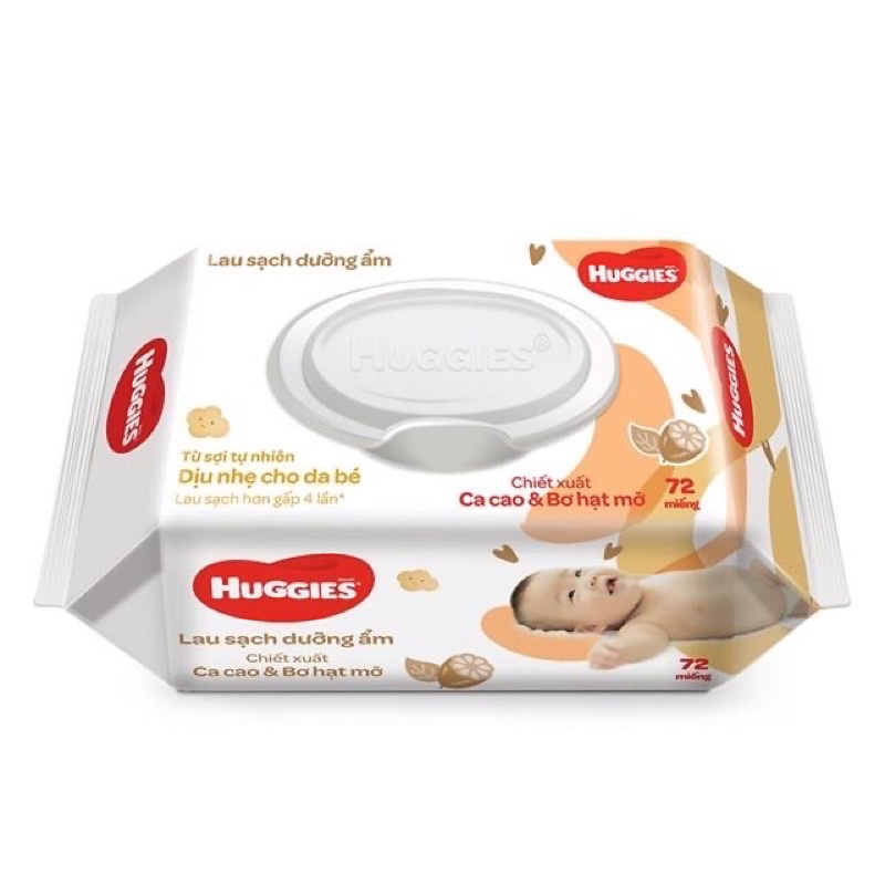 KHĂN ƯỚT HUGGIES DIỆT KHUẨN CHO BÉ