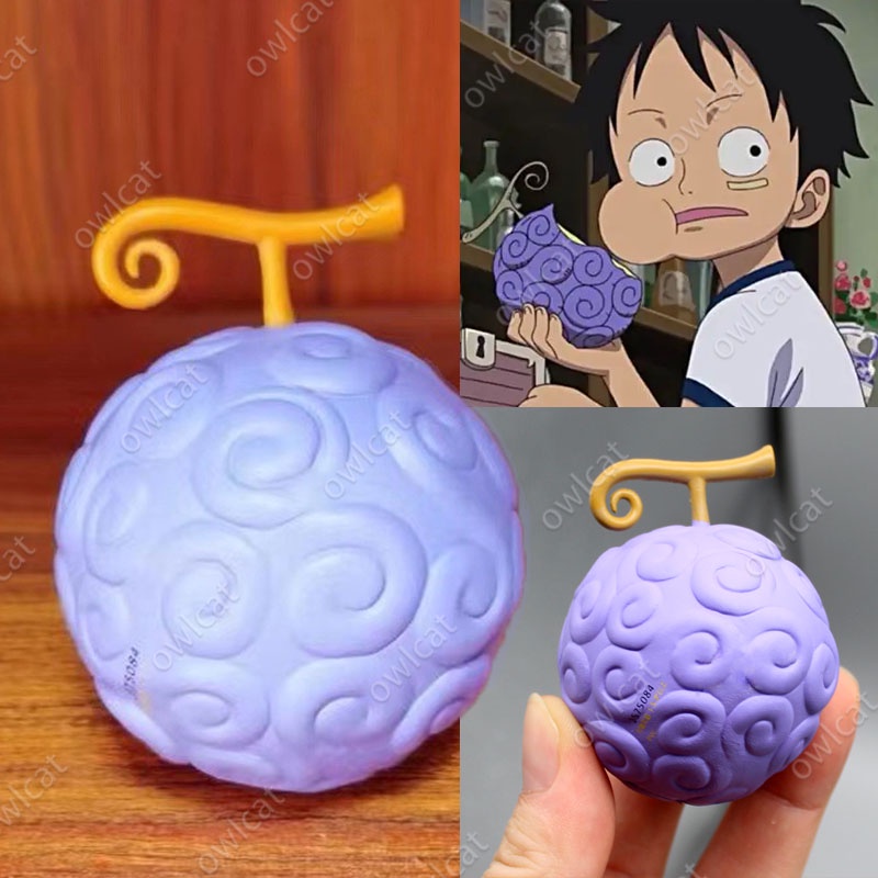 Người mẫu One Piece Devil Fruit Luffy Gum-Gum Fruit 5cm (Human-Human Fruit, Model: Nika) Rubber Human Figure Model Monkey D. Luffy Onepiece PVC Packed in Box