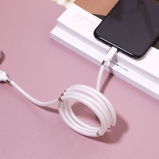 IPhone Fast Charging Cable Magnetic Fast Charging Data Line Type-c/Android/Apple Portable Self Winding Mobile Phone Cable