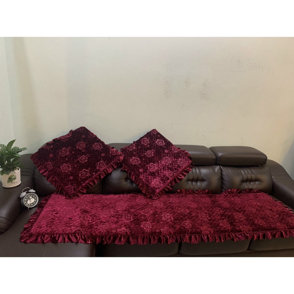 Thảm trải ghế sofa , đệm ghế nhung mịn , thảm trải trên ghế gỗ giá rẻ TG03 (ẢNH THẬT)