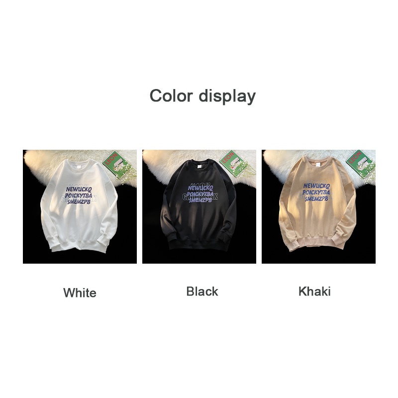 Áo sweater AOKANG tay dài cổ tròn thời trang xuân thu cho nam