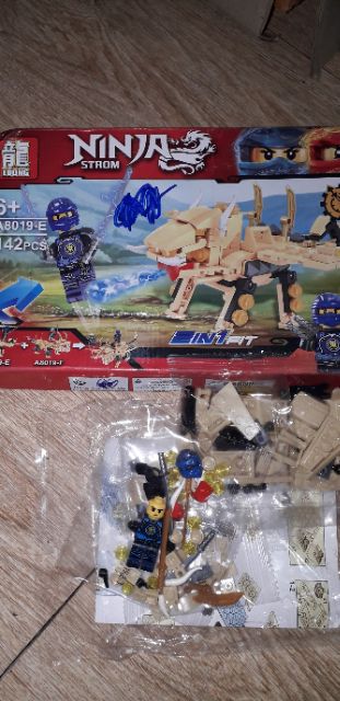 Lắp ráp Legoninja rồng 8019 có 142 chi tiết