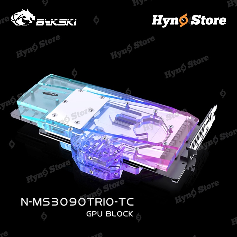 Block tản nhiệt nước VGA Bykski 2 mặt VRAM MSI TRIO N-MS3090TRIO-TC Tản nhiệt nước custom - Hyno Store