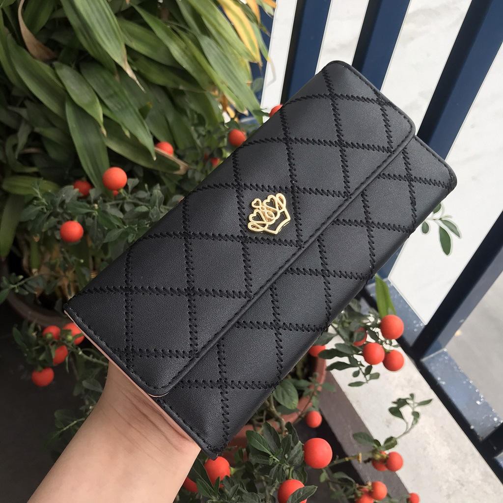 [Ví Nữ Dáng Dài] Ví Nữ Cầm Tay Đẹp Giá Rẻ Bóp Nữ Cao Cấp - Ví Da Nữ Hàng Hiệu Bảo Hành 12 Tháng