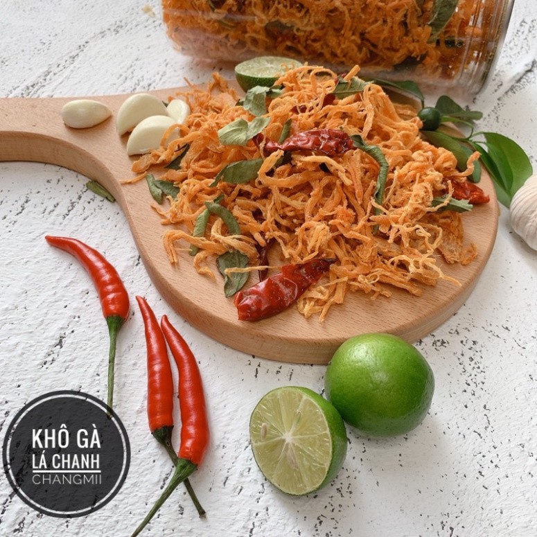 HỦ 500g KHÔ GÀ LÁ CHANH LOẠI NGON | BigBuy360 - bigbuy360.vn