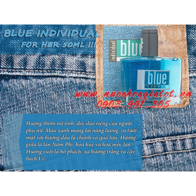 CHÍNH HÃNG NƯỚC HOA NỮ AVON BLUE FOR HER 50ML PHILLIPINE