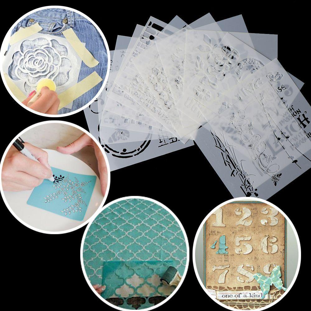 WATTLE Set 12 Khuôn Cắt Giấy Dùng Để Trang Trí Thiệp Đa Năng Tiện Dụng