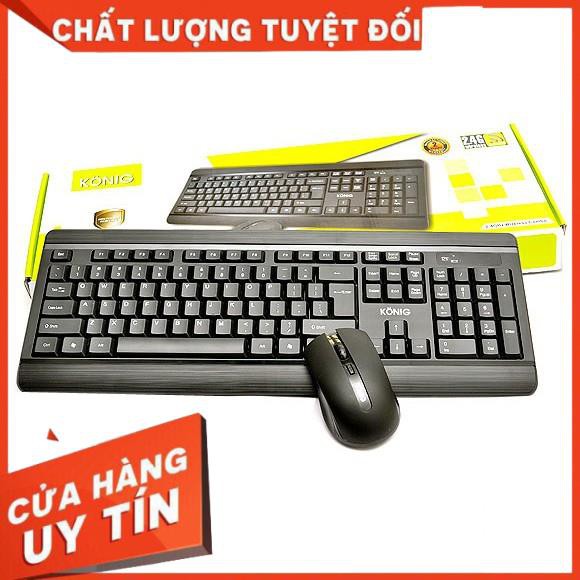 Freeship- Bộ Bàn Phím Và Chuột Không Dây Konig KC1015