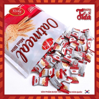 Bánh yến mạch Oatmeal Richy gói 250g, từng viên nhỏ thơm ngon dinh dưỡng