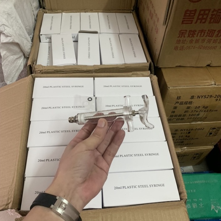 Combo 10 Cái Xi lanh, Bơm Tiêm Meka, 20ml Tiêm Gia Súc, Gia Cầm, Thú Cưng