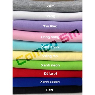 COMBO 5M VẢI THUN COTTON TRƠN 4 CHIỀU
