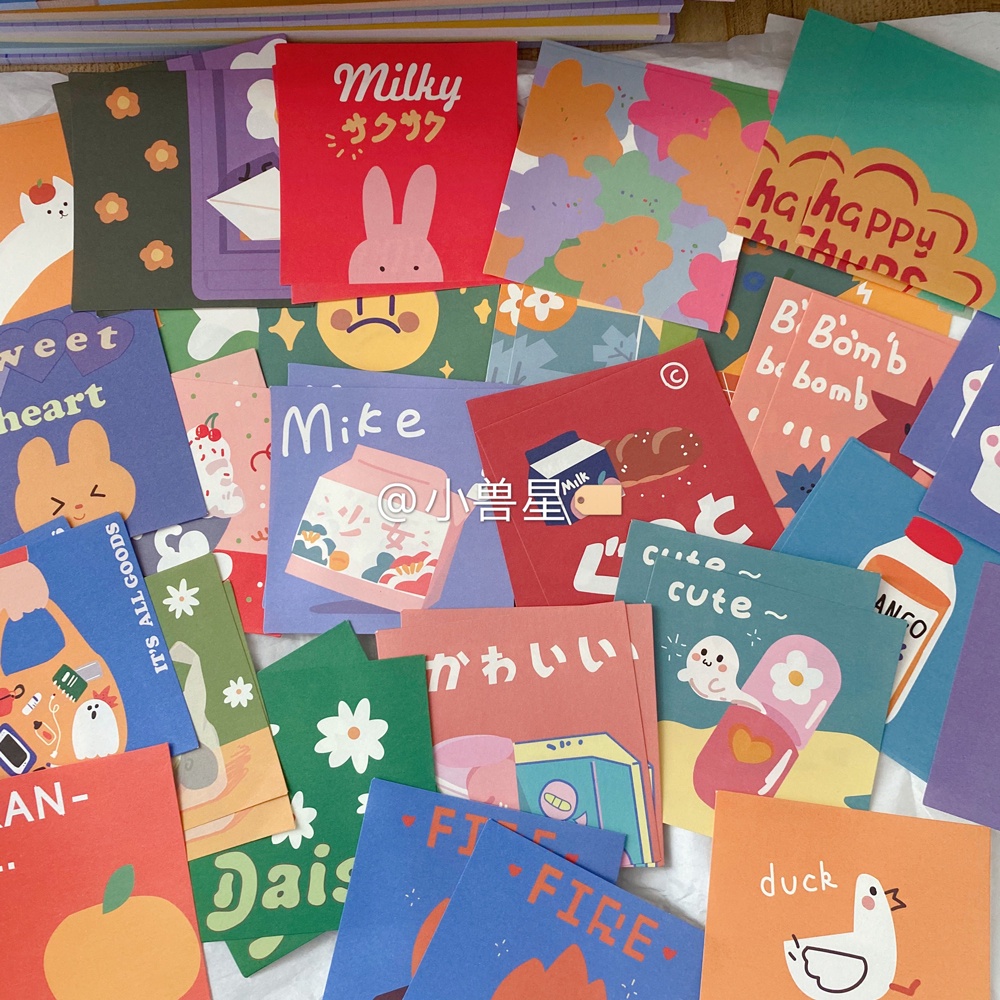 Giấy decor MIAO'S LITTLE FOREST ảnh giấy hình ảnh xinh xắn trang trí tường sổ tay bullet journal MDC220