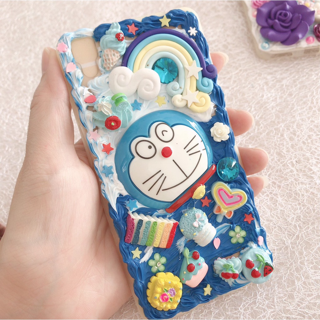 Bộ Kit keo kem trang trí mẫu Thiên Thần Set Nguyên Liệu Keo Kem Trang Trí Ốp lưng