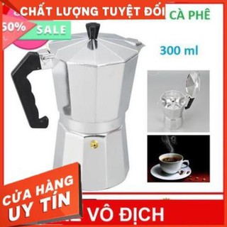 Ấm pha cà phê Moka Express 3TZ (6 cup), bình pha cà phê kiểu Ý