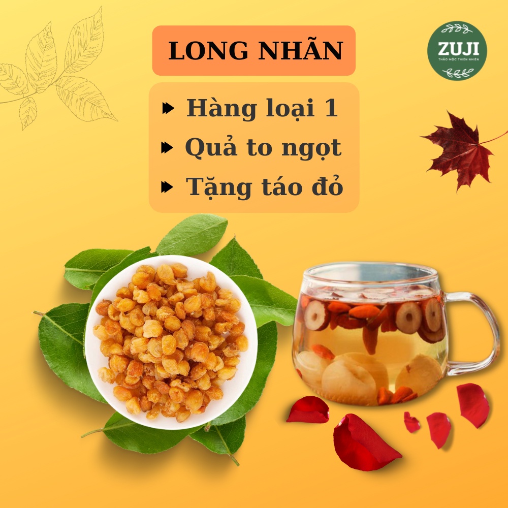 ✅[HÀNG LOẠI 1] Long Nhãn Sấy Khô Loại Quả To Đẹp 100g Bổ Dưỡng, An Thần, Ngủ Ngon