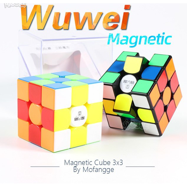 [Mã LIFE0503TOYS1 giảm 10% đơn 150k] Rubik 3x3 QiYi WuWei M Có Nam Châm Khối Rubik 3 Tầng