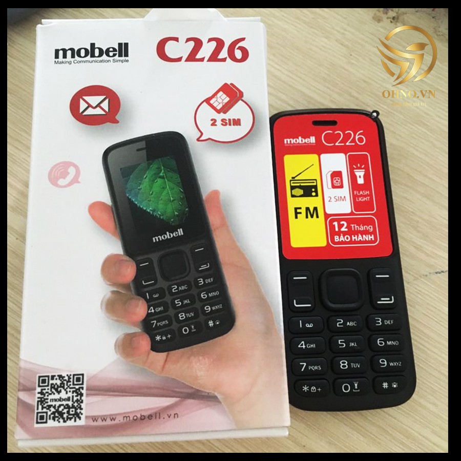 Điện Thoại Phổ Thông Giá Rẻ MOBELL C226 Điện Thoại Đập Đá Cho Người Già - OHNO Việt Nam