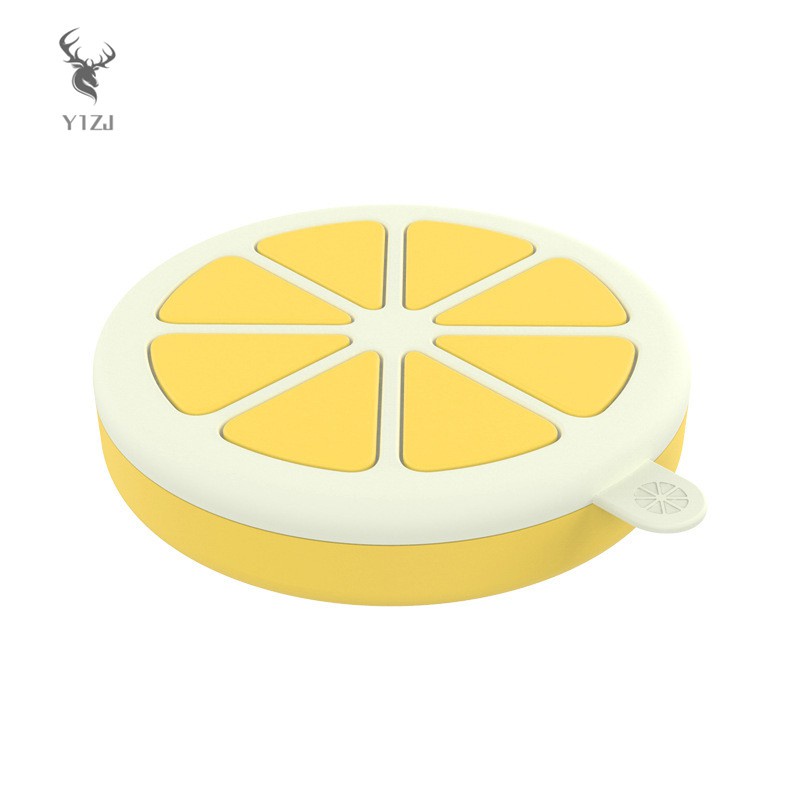 COD& 22 Cavity Lemon Shape Ice Tray With Lid Ice Cubes Molds Easy Release Ice Cubes Tray for Whiskey Cocktail Bourbon &VN