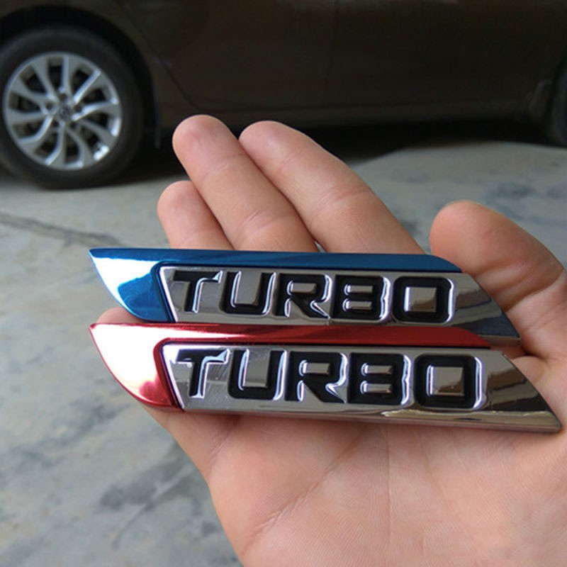 Tem Logo Turbo Dán Xe ô Tô (mẫu 2) MS-107
