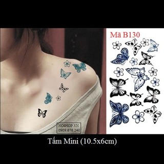 Hình xăm dán bướm B130