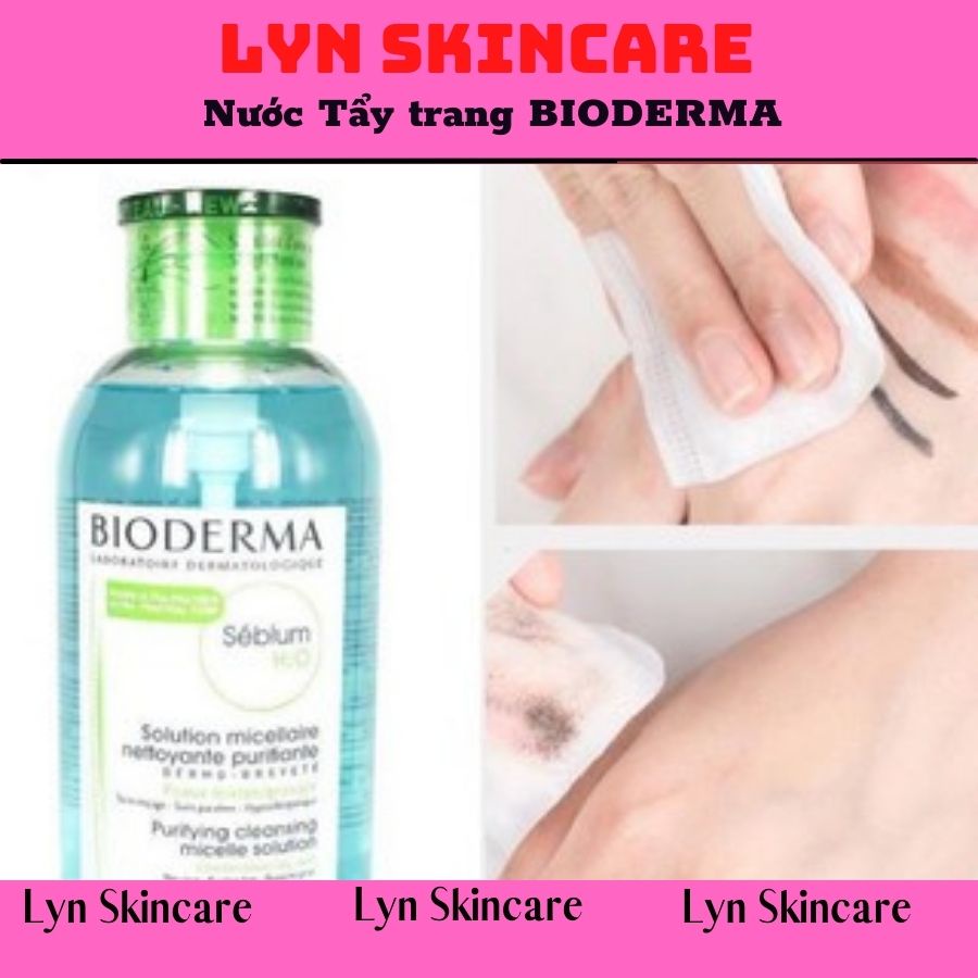 (Mẫu Mới) Nước Tẩy trang BIODERMA 500ml nội địa Pháp