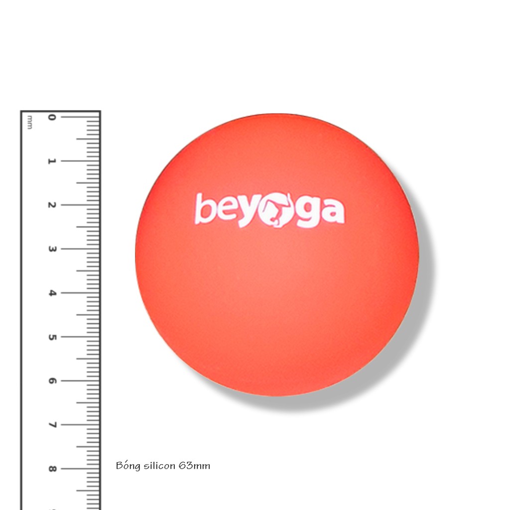 Bóng Mát Xa, Silicon Cao Cấp, Đặc, Đàn Hồi Tốt, Đường Kính 63mm, Hãng beYoga Đài Loan