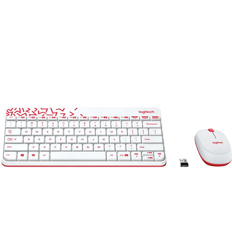 Bộ Bàn Phím Và Chuột Không Dây Logitech MK240 - Hàng chính hãng