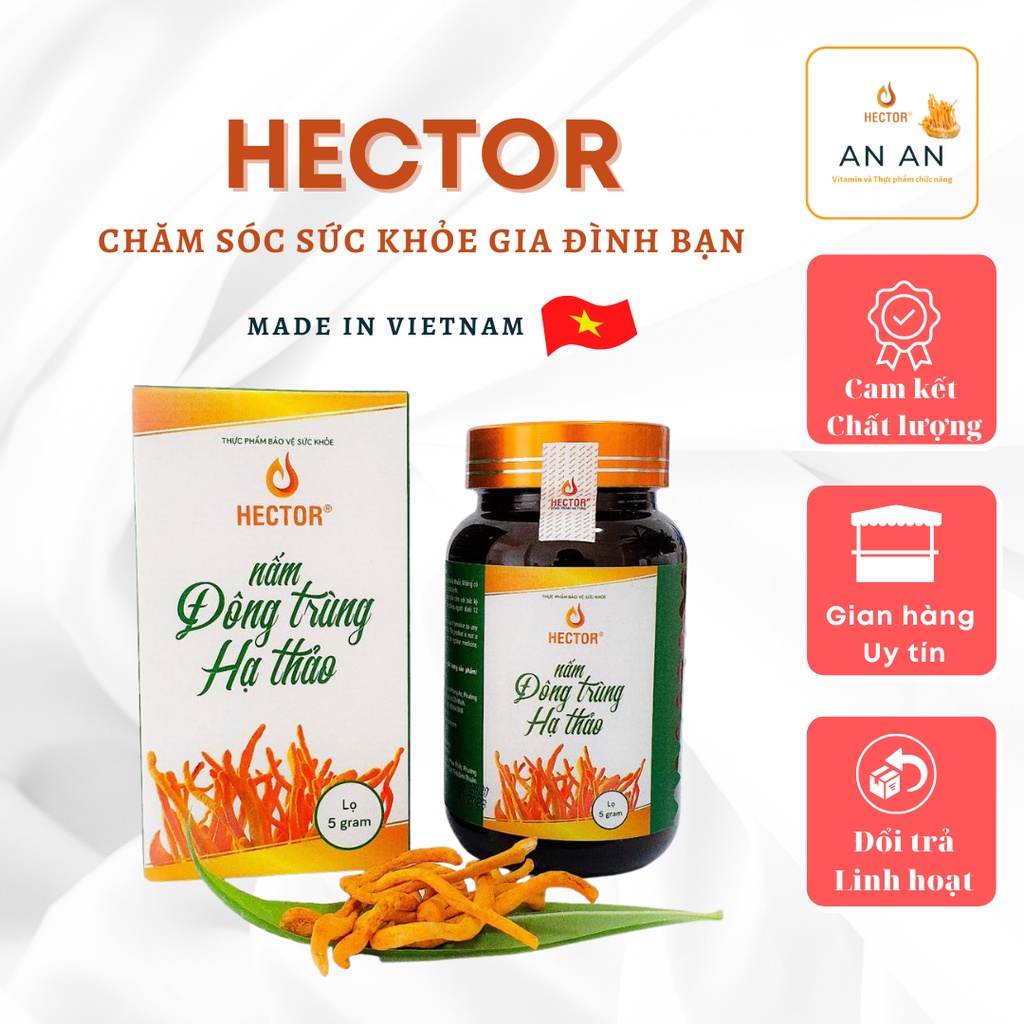 Đông Trùng Hạ Thảo Sấy Thăng Hoa Hector - 900k (5gr)