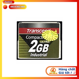 Thẻ nhớ Ultra CF 2GB Transcend industrial CompactFlash dùng cho máy CNC, thiết bị PLC.