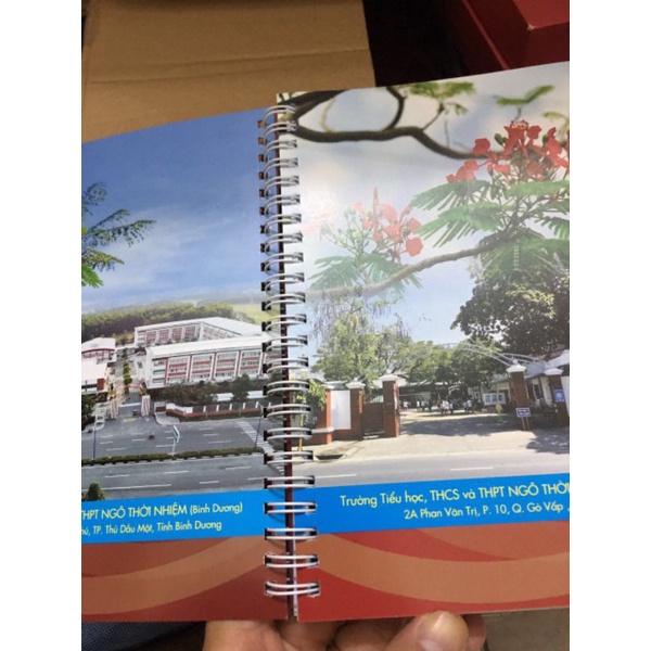 Thanh lý sổ lò xo 200 trang giấy đẹp