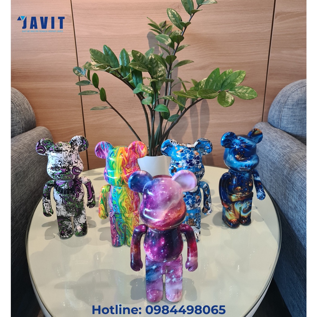 Loa Bluetooth Mini Loa Gấu Bearbrick LS02 Đa Sắc 3D Không Dây Bass Mạnh Pin Trâu Giá Rẻ,Có Khe Cắm Thẻ Nhớ,USB