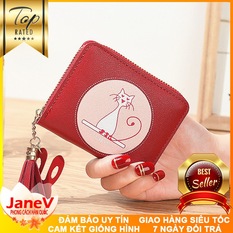 [8 MÀU] Ví Nữ Mini Ngắn Cầm Tay Dễ Thương Nữ Tính Hàn Quốc TVNN237 | BigBuy360 - bigbuy360.vn