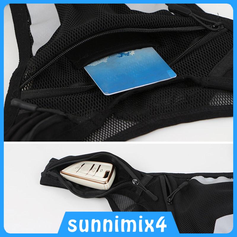 Áo Bảo Hộ Phản Quang Có Túi Đựng Điện Thoại Tiện Dụng Khi Chạy Bộ / Đạp Xe Ban Đêm H2Sports