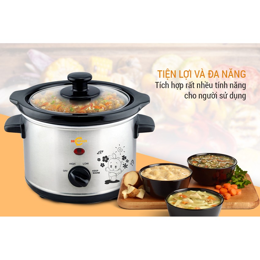 Nồi nấu chậm BBCOOKER 1.5 lít BS-15