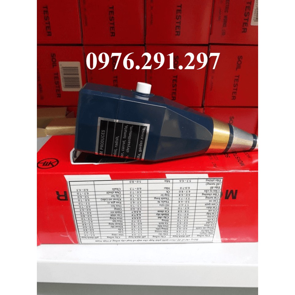 Máy đo PH và độ ẩm của đất DM15 Takemura - Nhật Bản