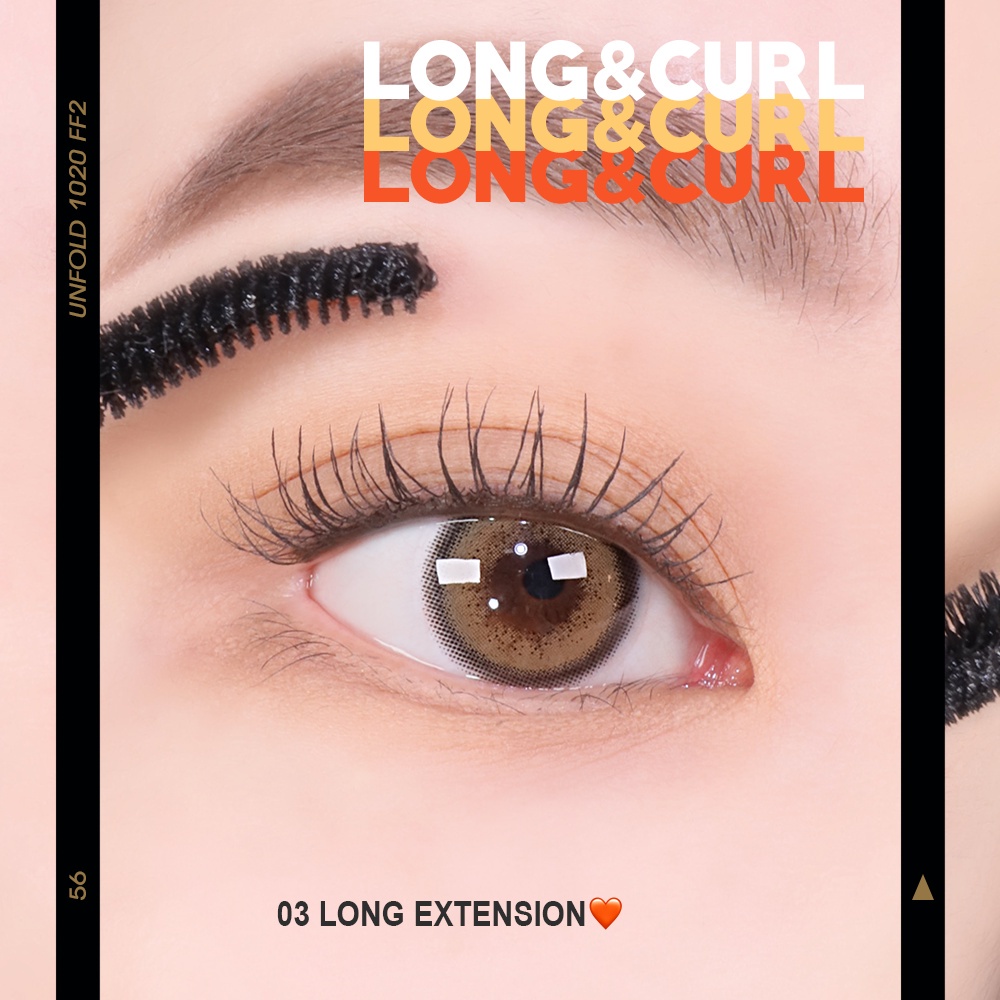 Mascara không trôi, làm cong mi kèm tẩy trang chuyên dụng Holika Holika Lash Correcting (9ml+30ml)