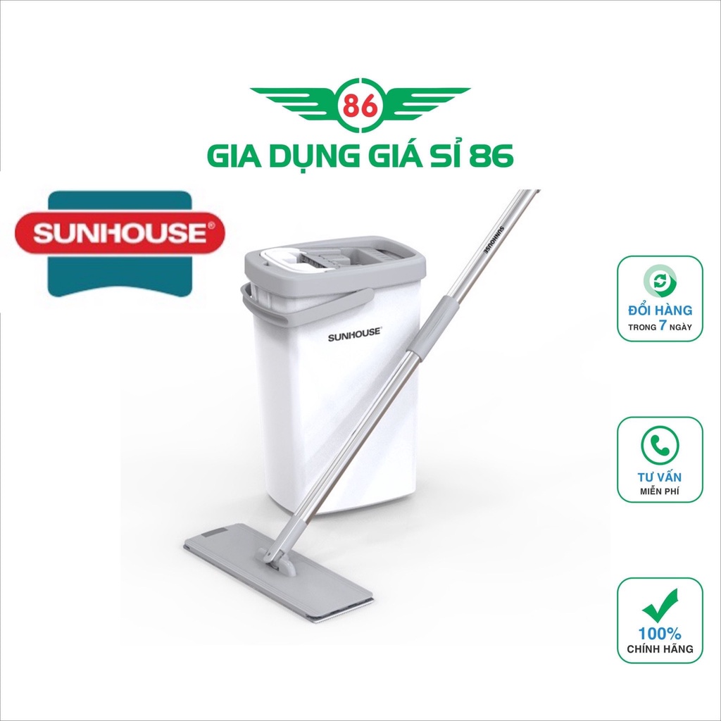 Bộ lau nhà đa năng space saving SUNHOUSE KS-CL3211PW
