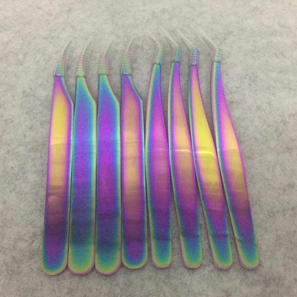 Nhíp 45 độ classic 7 màu  nối mi - tạo fan - dụng cụ nối mi_Mr Đức