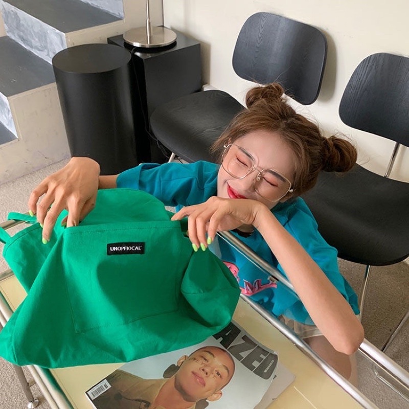 Túi tote xanh lá - có sẵn