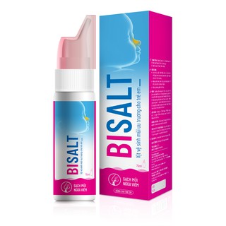 Xịt vệ sinh mũi ưu trương bisalt trẻ em