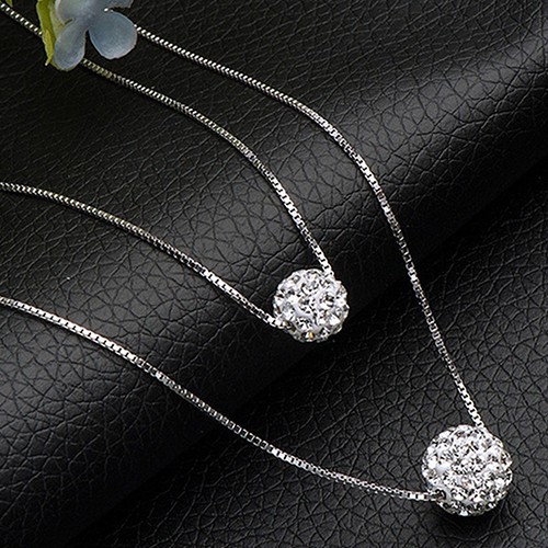 [Hàng Có Sẵn] [Hàng Có Sẵn]Dây Chuyền Hai Lớp Đính Đá Sang Trọng Cho Nữ