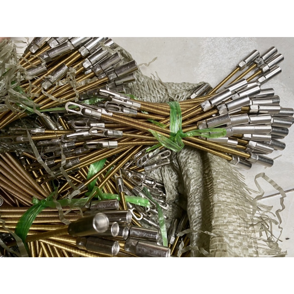 Đầu mồi bánh xe 4mm cáp vàng ,đầu dây mồi kéo cáp ngầm 6mm cáp nhựa 3 lõi xoắn