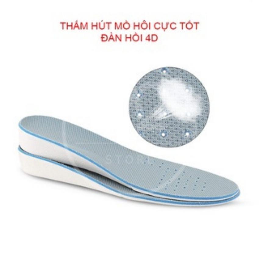 Cặp lót giày tăng chiều cao cao su độn đế tăng 1,5-3cm Loại nguyên bàn chân  L010GT