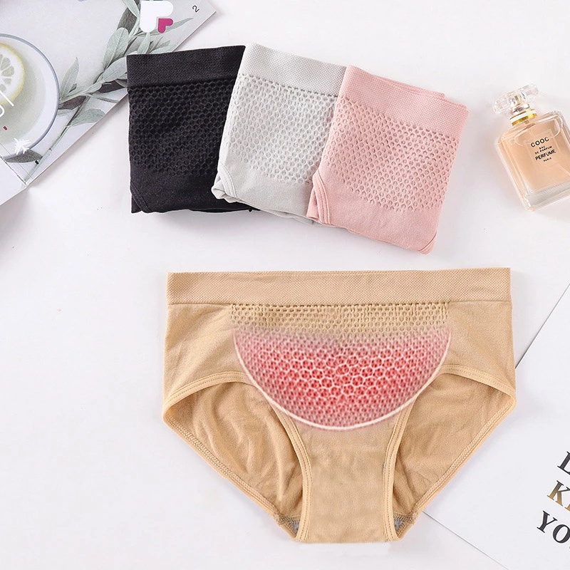 Quần Lót Nữ Họa Tiết Tổ Ong 3D Gợi Cảm