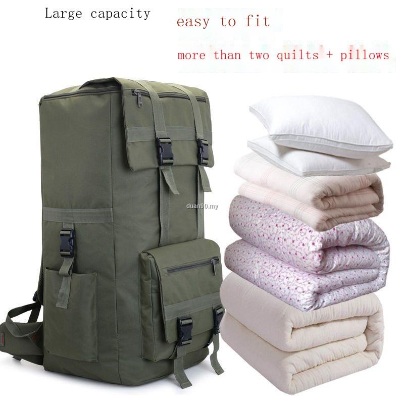 Túi du lịch cỡ lớn 120L Mô hình không thấm nước Cá nhân hóa lưới cho nam giới Túi leo núi công suất lớn Du lịch ngoài trời Túi du lịch đôi cho nam giới