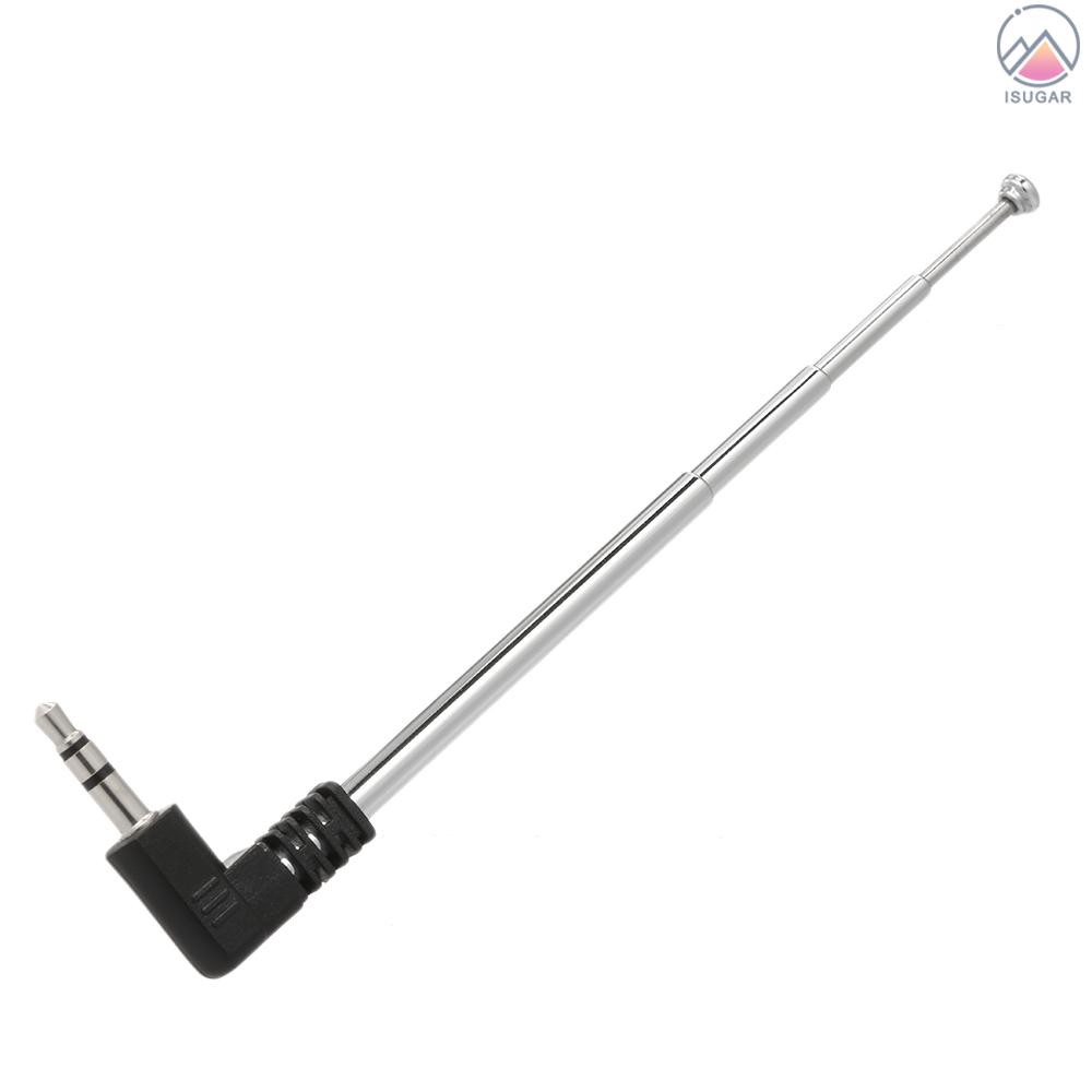 Ăng-ten đài FM cổng 3,5 mm có thể thu vào 4 đoạn hình chữ L 240mm | BigBuy360 - bigbuy360.vn