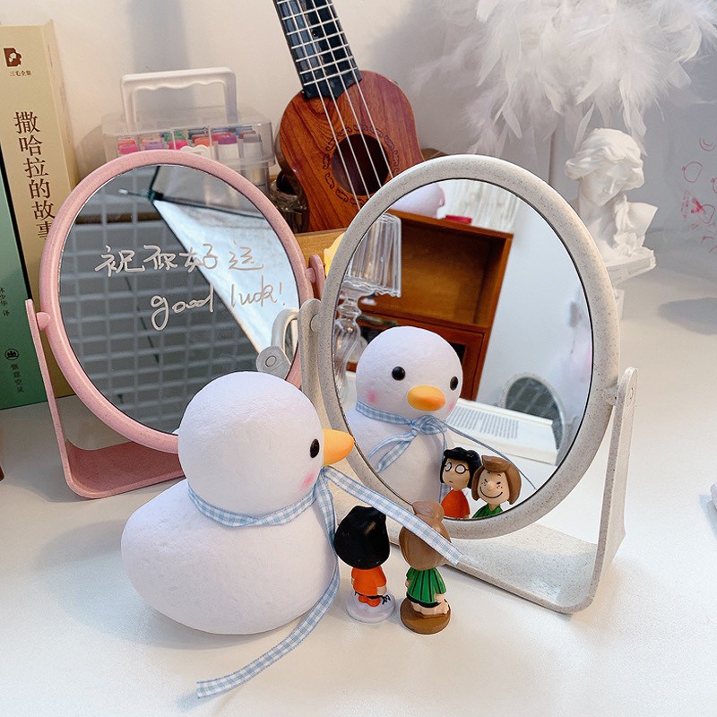 Gương Lúa Mạch để bàn 2 mặt xoay 360 độ